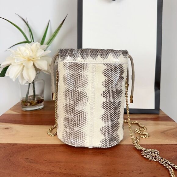 NWOT Gucci Snakeskin Mini Zumi Bucket Bag‎ - Picture 6 of 14